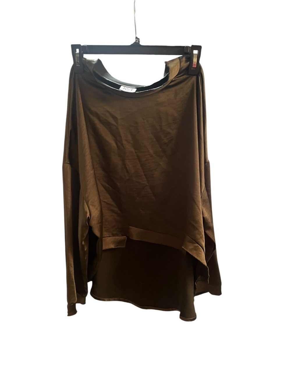 PLANET by Lauren G Poly Silk Lounge Jumpsuit Set (Pants and Blouse) - Picture 7 of 10